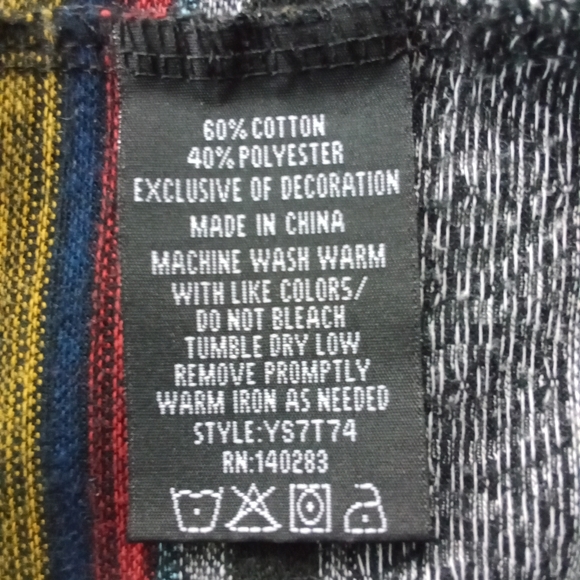 Women's Striped Multi Colored Short Sleeve Hoodie Sweatshirt Beautiful Giant - Picture 15 of 15